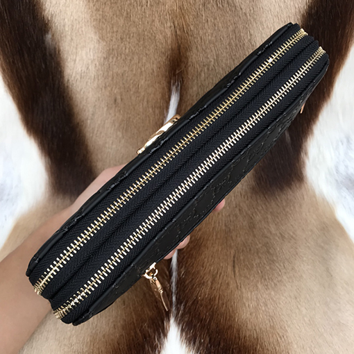 グッチ ダブルジップの高級メンズハンドバッグ