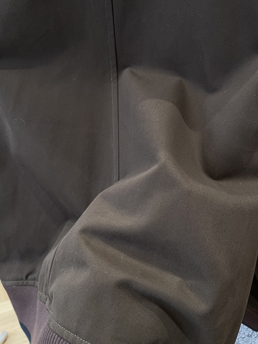 ディオール 刺繍カラーブロックレザーカラーコート