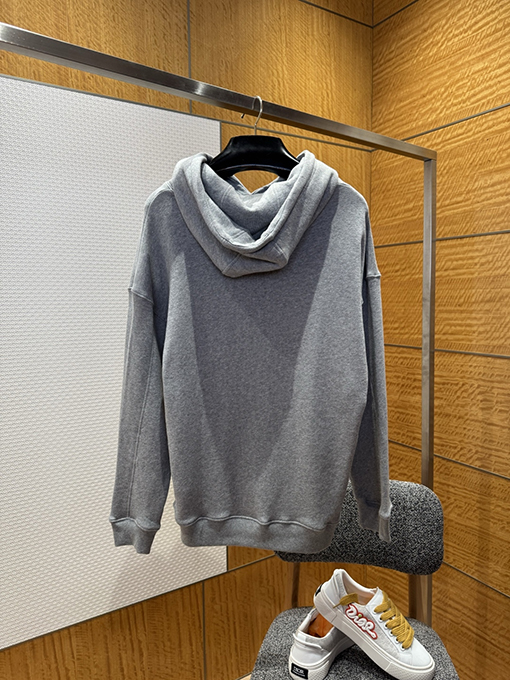 ロエベコピー レザー刺繍パーカー