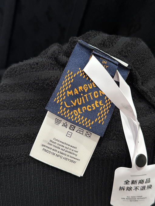 ルイヴィトン 全面プリントのドローストリングパーカー