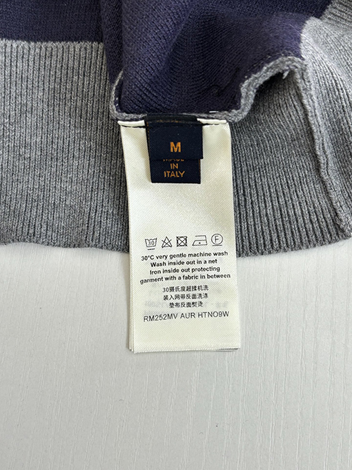 ルイヴィトンスーパーコピー Trunk レザーロゴ刺繍ニットフード付きセーター