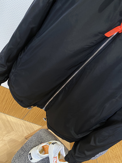 プラダ 両面リバーシブルフードジャケット