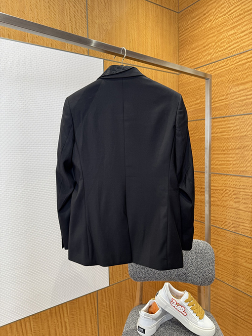 ディオールスーパーコピー ロゴ入りVネック長袖スーツストレートレッグパンツ