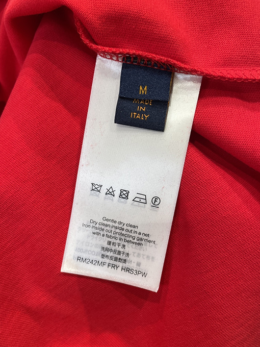 ルイヴィトン エンボスクルーネック半袖Tシャツ