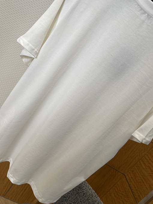 ルイヴィトン スノーマウンテンプリントクルーネック半袖Tシャツ