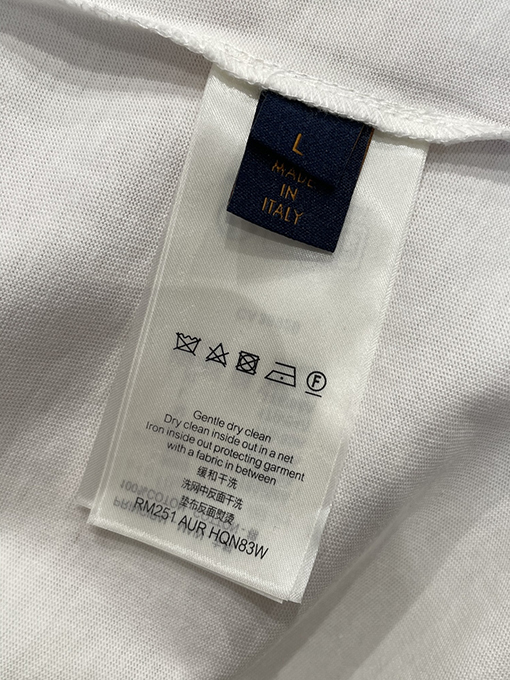 ルイヴィトン スノーマウンテンプリントクルーネック半袖Tシャツ