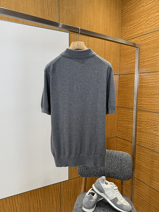 ディオール Christian Dior couture クラシックニット半袖ポロシャツ