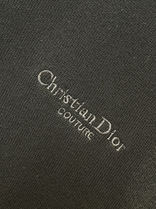 ディオール Christian Dior couture クラシックニット半袖ポロシャツ