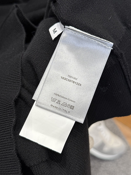 ディオール Christian Dior couture クラシックニット半袖ポロシャツ