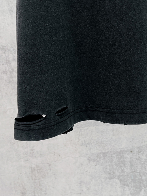 バレンシアガ ディラック方程式の刺繍りウォッシュとバックをした半袖 T シャツ