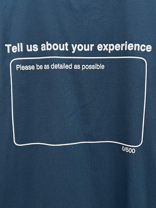 バレンシアガ スターロゴ刺繍の袖口ウォッシュとダメージをした半袖Tシャツ