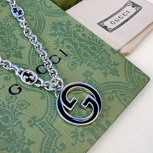 グッチ Anger Forest ダブルGタグネックレスシリーズ