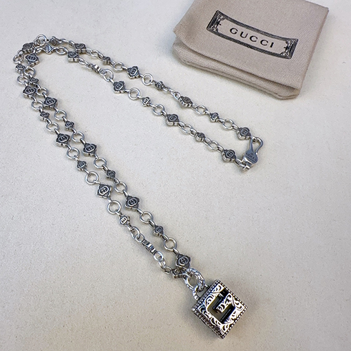グッチ Anger Forest クラシックなダブルGタグネックレスシリーズ
