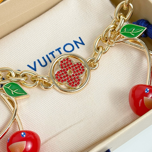 ルイヴィトンコピー Monogram 花と桜のファッションバッグチャームチェーン