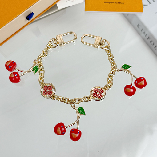 ルイヴィトンコピー Monogram 花と桜のファッションバッグチャームチェーン