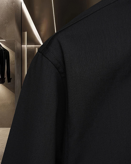 グッチ Gucci 胸元にア​​ンカーロゴの刺繍がされたクラシックな長袖シャツ