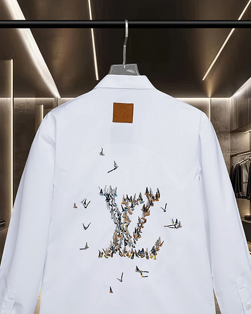 ルイヴィトンコピー LV 刺繍オーシャンセイルシリーズ 長袖シャツ