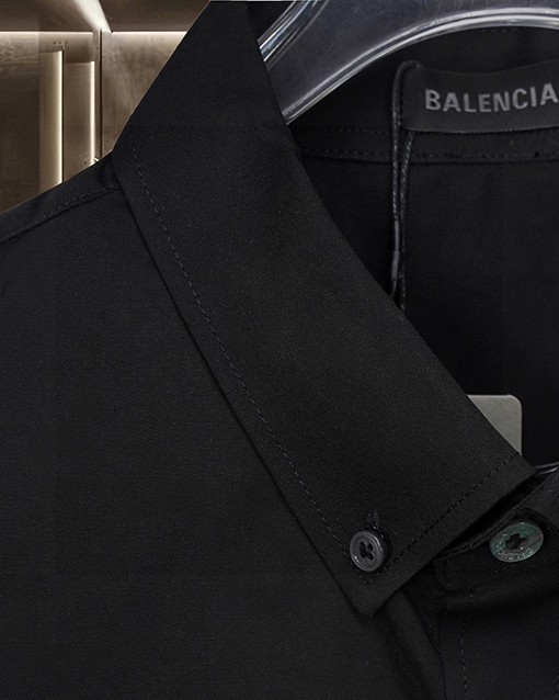 バレンシアガ Balenciaga WiFi バレンタインデー限定の蛍光カラーチェンジロゴプリント長袖ルーズフィットシャツ