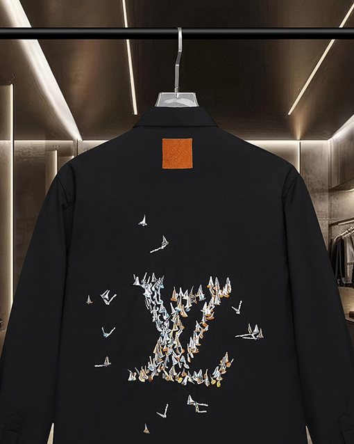 ルイヴィトンコピー LV 刺繍オーシャンセイルシリーズ 長袖シャツ