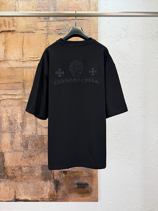 クロムハーツコピー 刺繍半袖Tシャツ