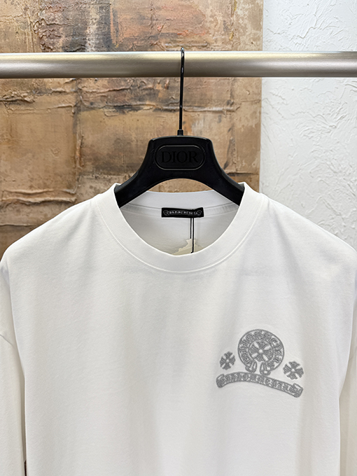 クロムハーツコピー 刺繍半袖Tシャツ