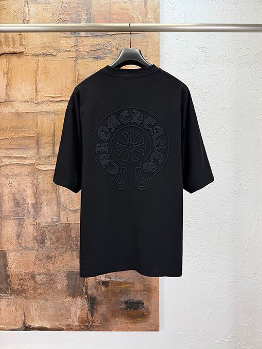 クロムハーツ 新モデル刺繍半袖Tシャツ