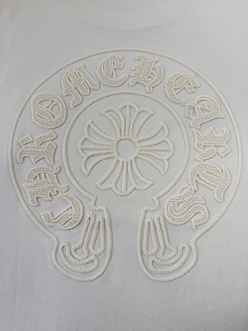 クロムハーツ 新モデル刺繍半袖Tシャツ