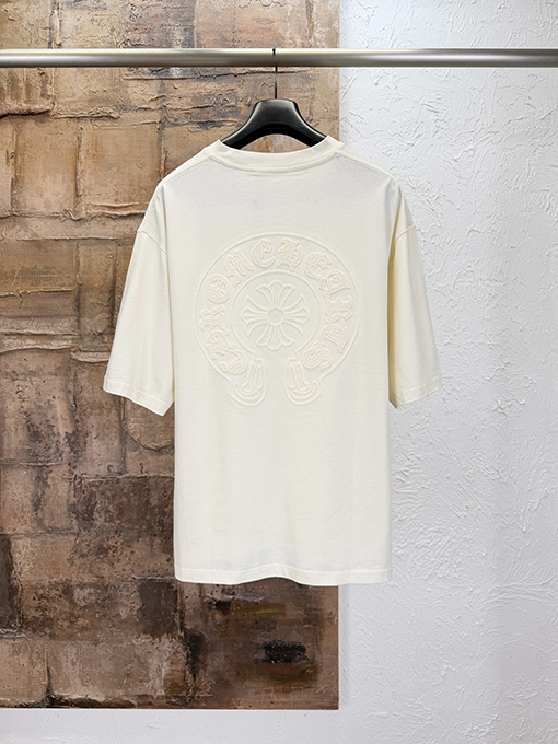 クロムハーツ 新モデル刺繍半袖Tシャツ