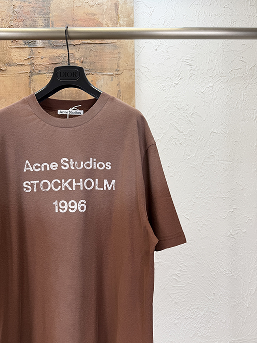 アクネストゥディオズ Acne Studios レタープリント ダメージ半袖Tシャツ