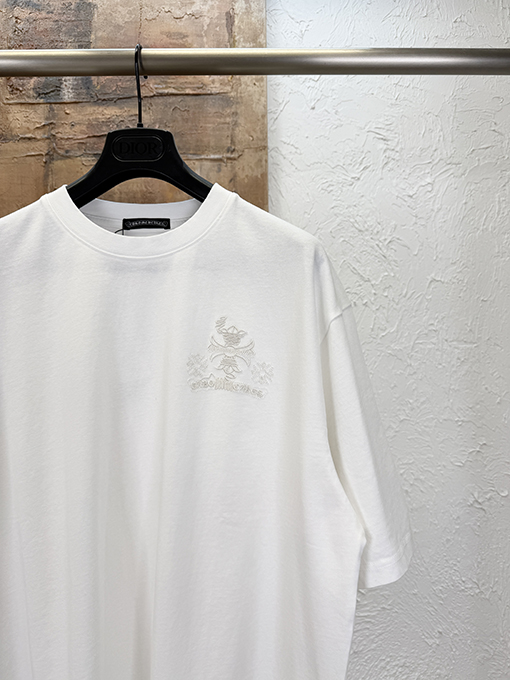 クロムハーツスーパーコピー クラシックな刺繍半袖Tシャツ