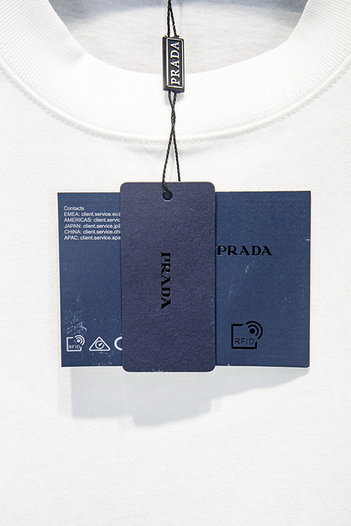 プラダスーパーコピー 新作パッチワークハードウェアジッパー半袖Tシャツ