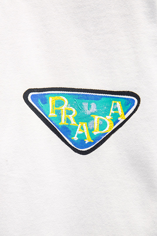 プラダ PRADA 新作グラフィティプリント半袖Tシャツ