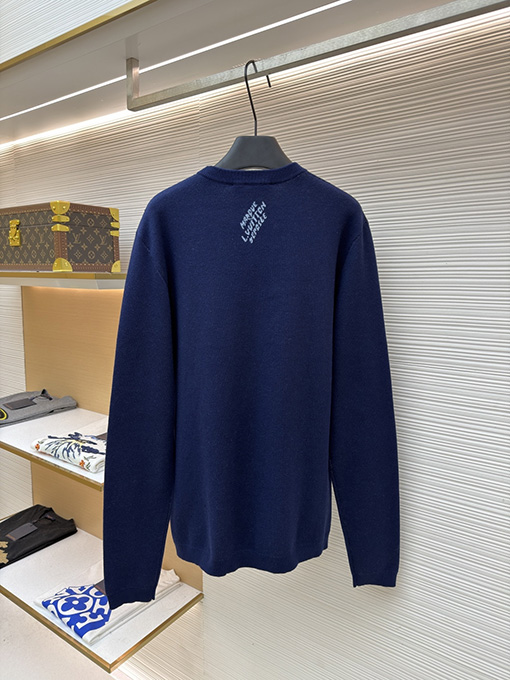 ルイヴィトンコピー 限定の馬年インレイ文字ジャカードニットセーター