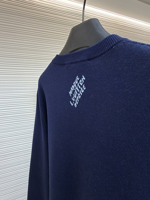 ルイヴィトンコピー 限定の馬年インレイ文字ジャカードニットセーター