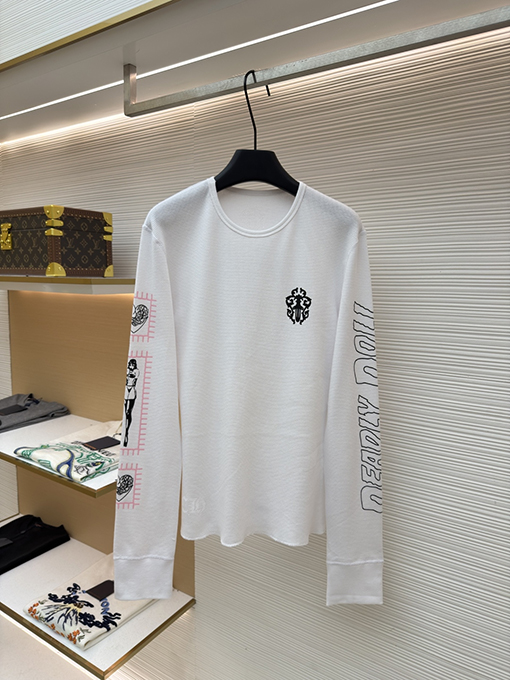 クロムハーツ DEADLY DOLL ワッフル長袖シャツ