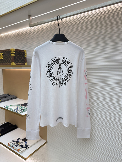 クロムハーツ DEADLY DOLL ワッフル長袖シャツ