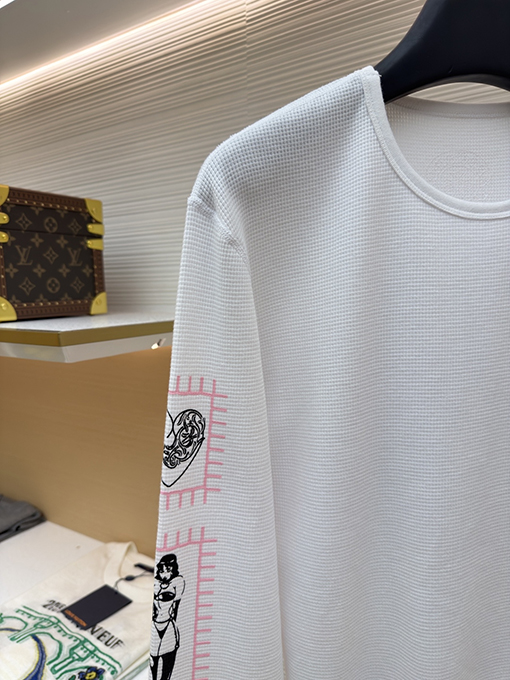 クロムハーツ DEADLY DOLL ワッフル長袖シャツ