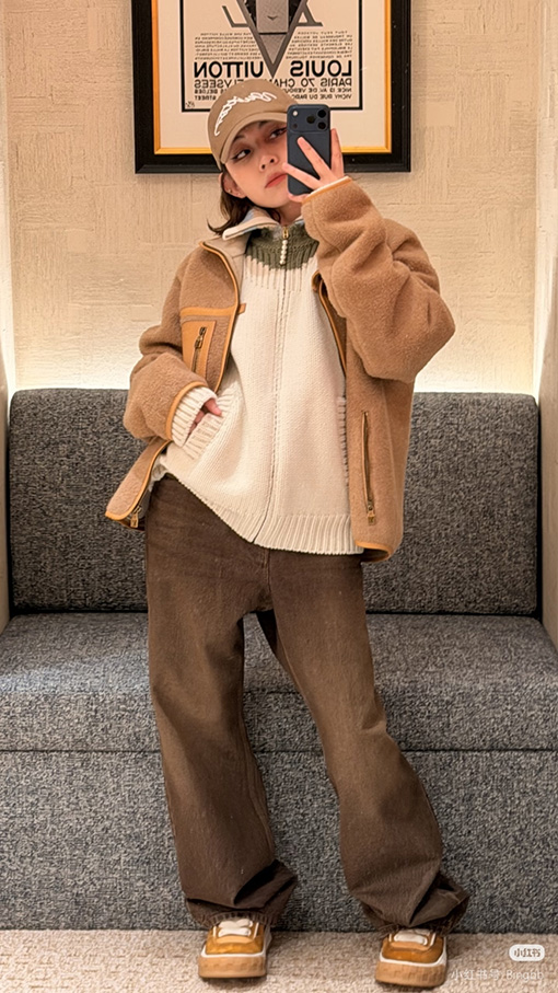 ルイヴィトン ポケット文字刺繍トラックジーンズ