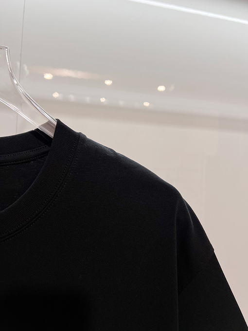 バーバリーコピー クラシックな刺繍のチェック柄軍馬ロゴクルーネック半袖Tシャツ