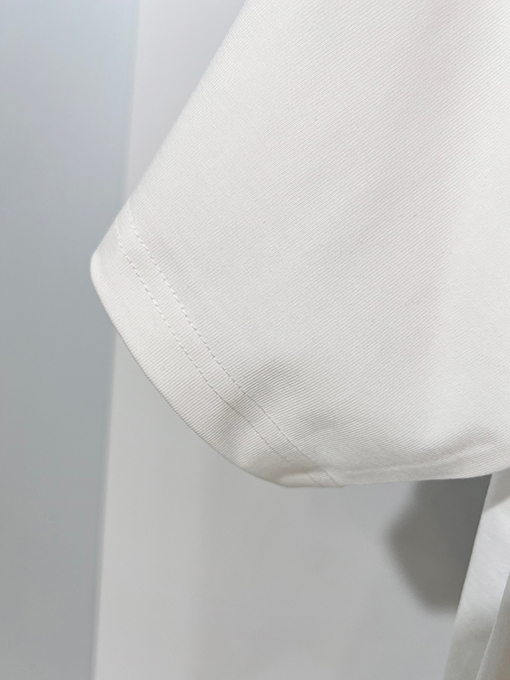 ロエベ LOEWE クラシックなフロックプリントロゴエンボスクルーネック半袖Tシャツ