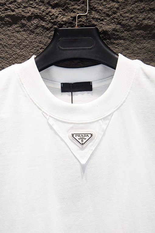 プラダ スプライスメタルシリコン半袖Tシャツ