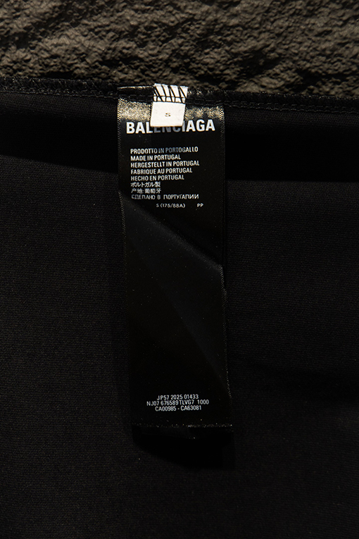 バレンシアガスーパーコピー Balenciaga クラシックな刺繍半袖Tシャツ