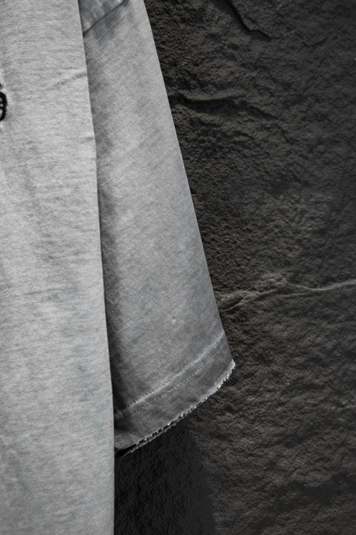 クロムハーツ ヘビーデューティーなリバースボトムカラーブロックアップリケ刺繍ダメージハードウェアの半袖Tシャツ