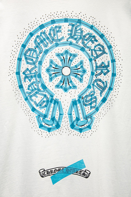 クロムハーツスーパーコピー 新作プリントラインストーン半袖Tシャツ