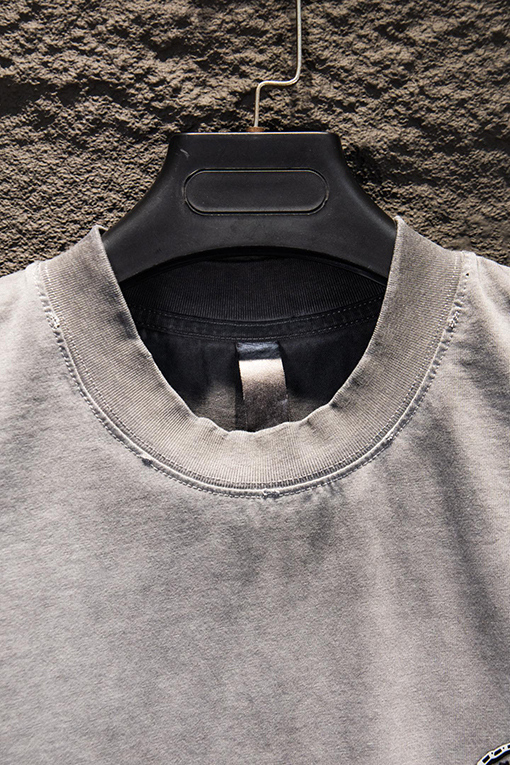 クロムハーツ 耐久性のある裏地カラーコーティングフロックシリコン半袖Tシャツ