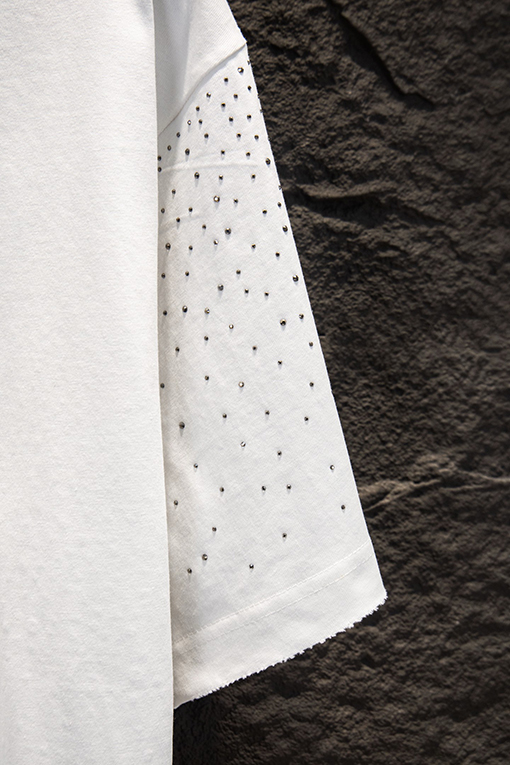 クロムハーツコピー クラシックなラインストーンの半袖Tシャツ