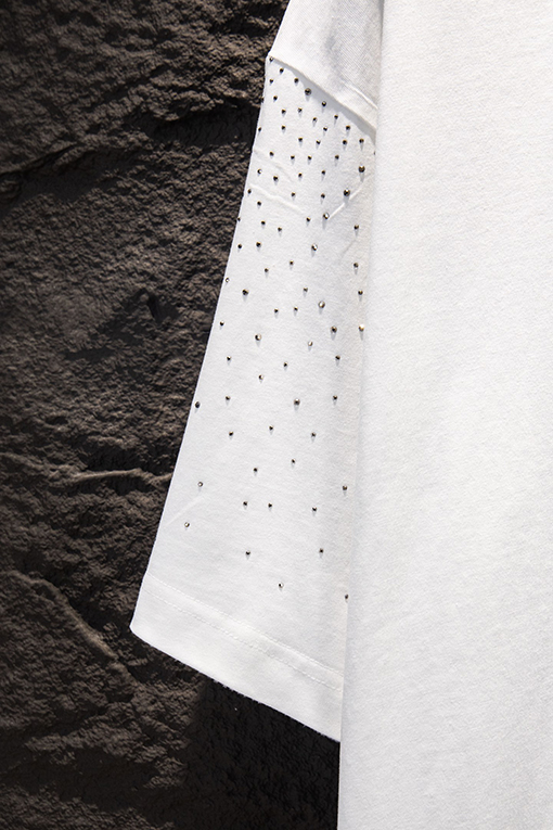 クロムハーツコピー クラシックなラインストーンの半袖Tシャツ