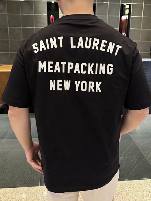 サンローラン ニューヨークコレクション プリント半袖Tシャツ