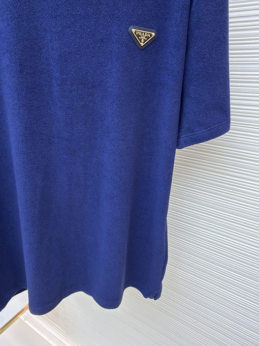 プラダコピー トライアングルロゴテリークロス半袖Tシャツ