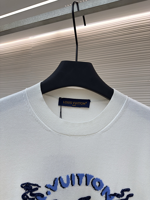 ルイヴィトン Nigo コラボレーション ボルケーノ刺繍ニット半袖Tシャツ